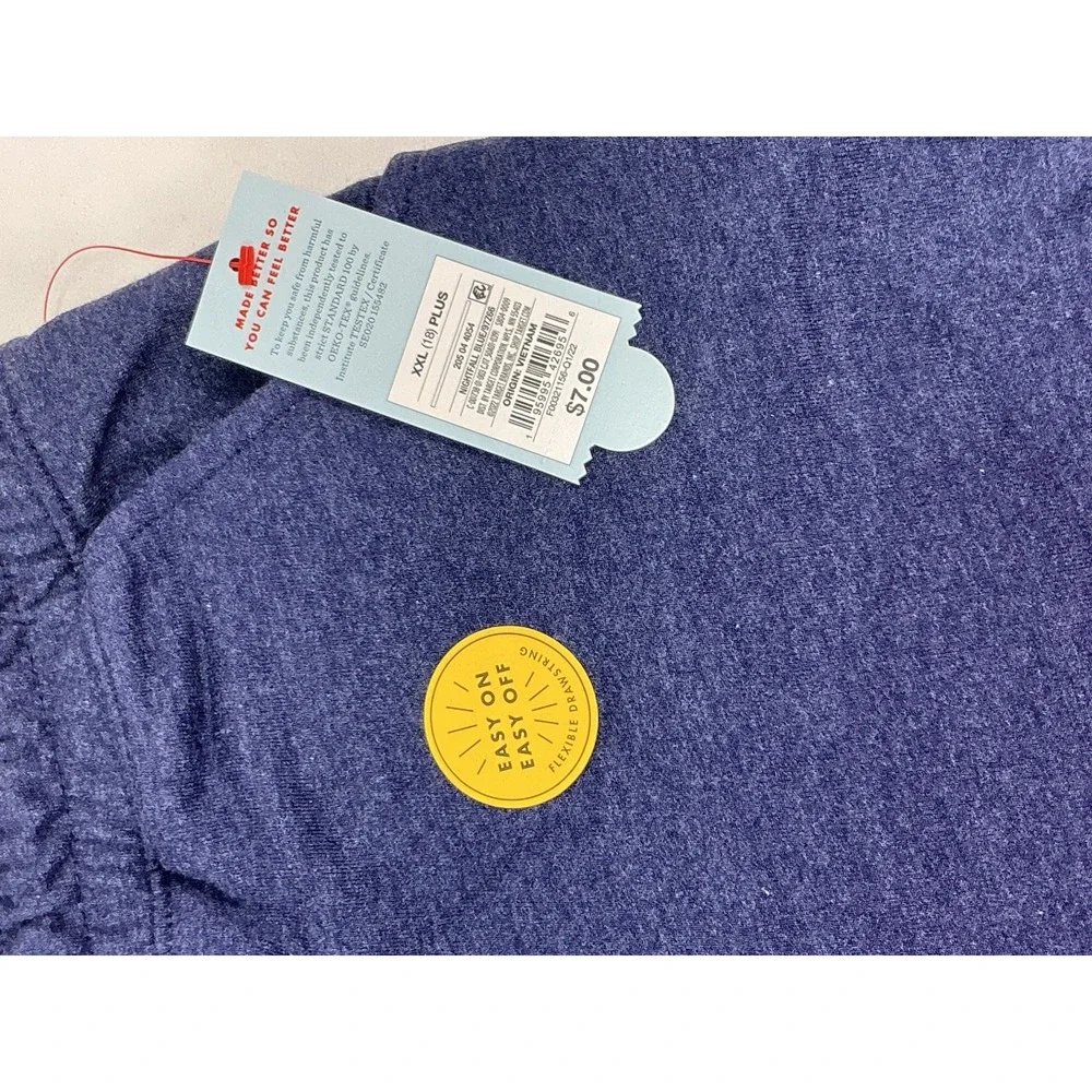 Cat & Jack Boys Nightfall Blue Jersey Knit Elastic Waist Pull On Shorts XXL Plus